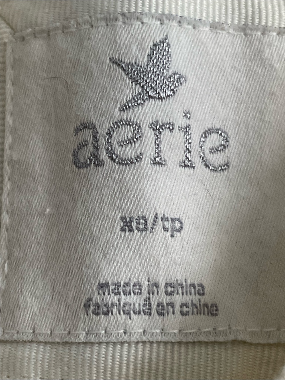 AERIE Cream Cable-Knit Wool Blend Crewneck Sweater - Picture 4 of 7